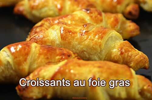 Croissants au foie gras