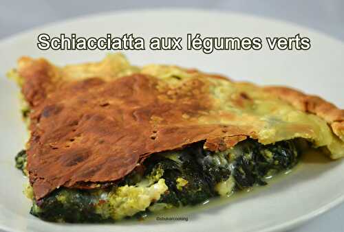 Schiacciata sicilienne aux légumes verts