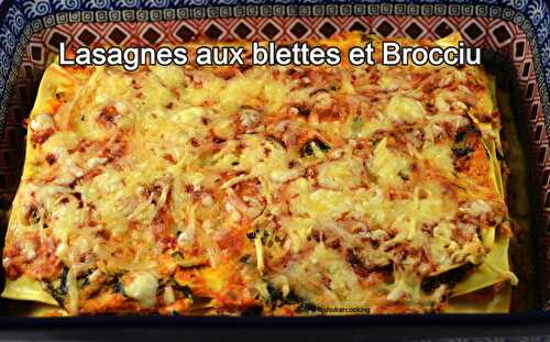Lasagnes aux blettes et Brocciu.