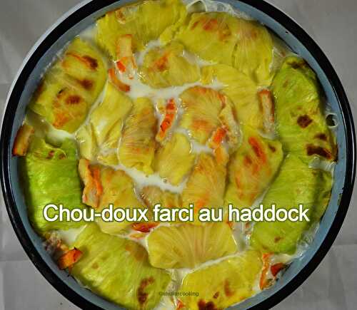 Chou-doux farci au haddock