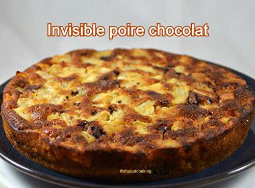 Invisible poire chocolat