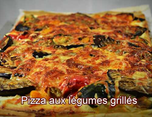 Pizza aux légumes grillés