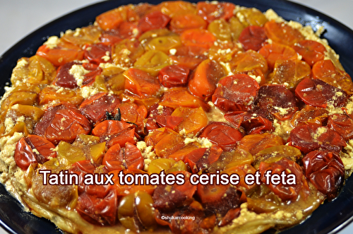 Tatin aux tomates cerise et feta