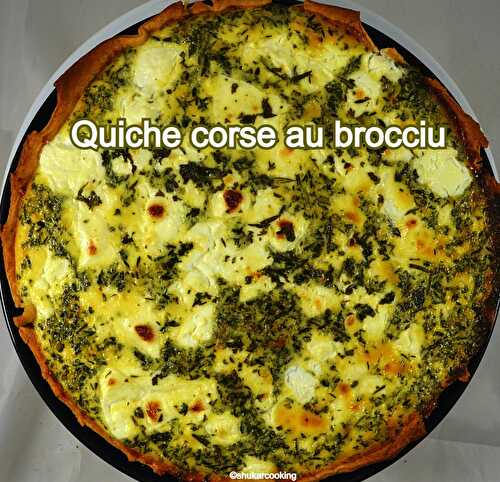 Quiche corse au brocciu