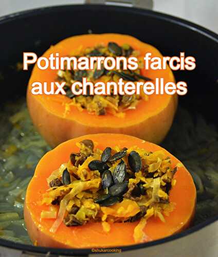 Potimarrons farcis aux chanterelles