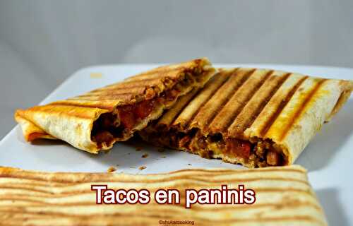 Tacos en paninis