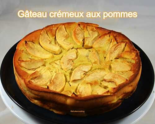 Gâteau crémeux aux pommes