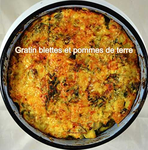 Gratin blettes et pommes de terre