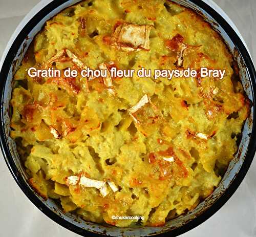 Gratin de chou fleur du pays de Bray