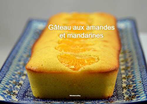 Gâteau aux amandes et mandarines