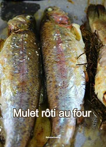 Mulet rôti au four