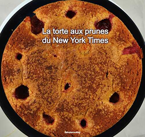 La torte aux prunes du New York Times