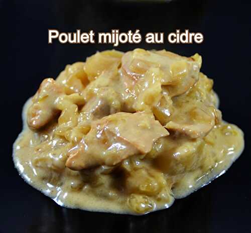 Poulet mijoté au cidre