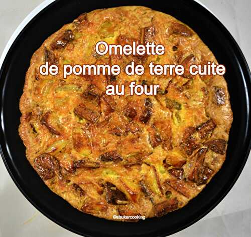 Omelette de pomme de terre cuite au four