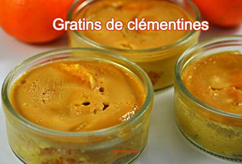 Gratins de clémentines