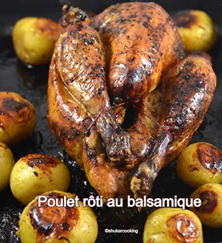 Poulet rôti au balsamique