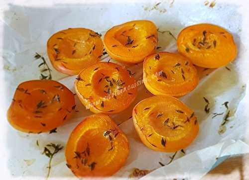 Abricots Rôtis au Thym