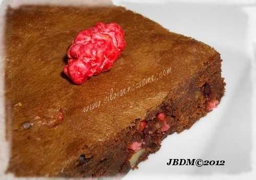 Brownie aux Pralines Roses