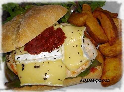 Burgers Poulet au Brie