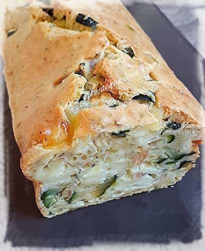 Cake de Courgettes au Camembert & Amandes