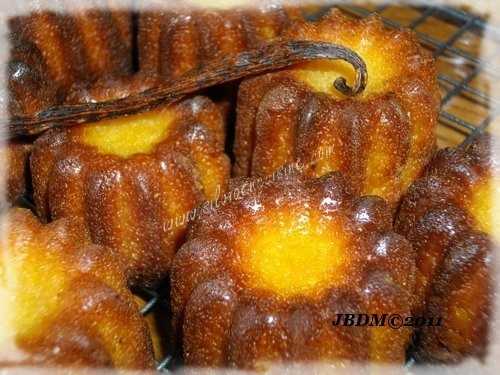 Cannelés à la Vanille de Madagascar