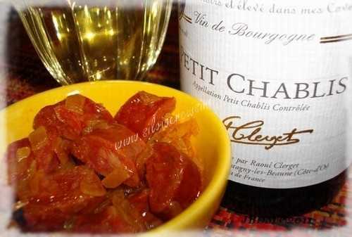 Chorizo au Petit Chablis