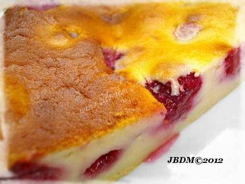 Clafoutis aux Petits-Suisse & Framboises