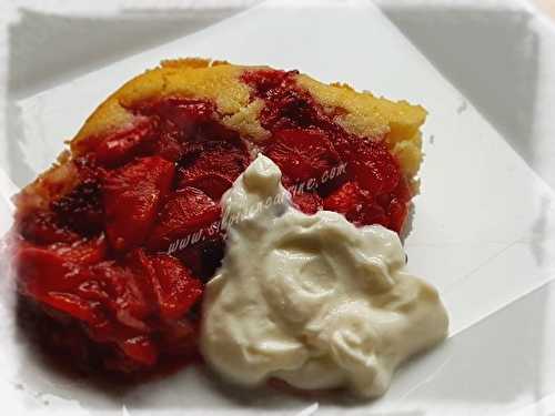 Cobbler aux Fraises