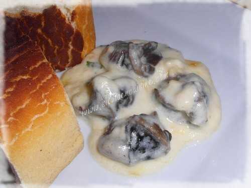 Escargots de Bourgogne au Maroilles