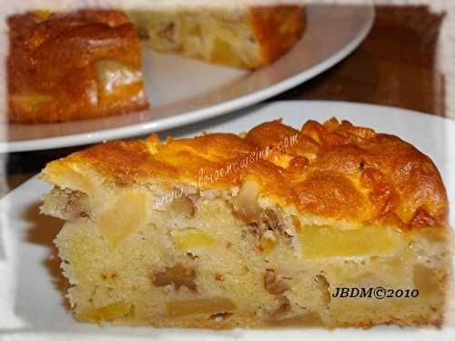 Gâteau aux Pommes & aux Noix
