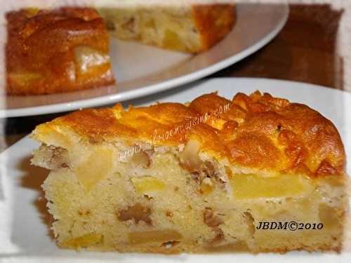 Gâteau aux Pommes & aux Noix