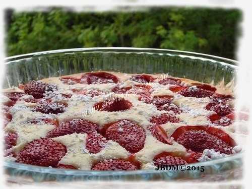 Ma Tarte aux Fraises Cuites