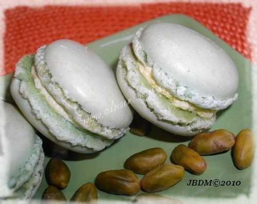 Macarons à la Pistache