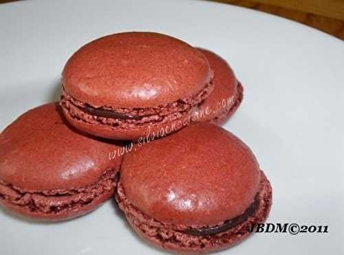 Macarons au Chocolat Noir