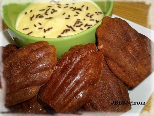 Madeleines au Chocolat au Lait