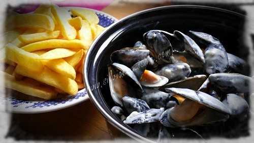 Moules au Roquefort