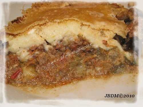 Moussaka au Fromage de Brebis  (Grèce)