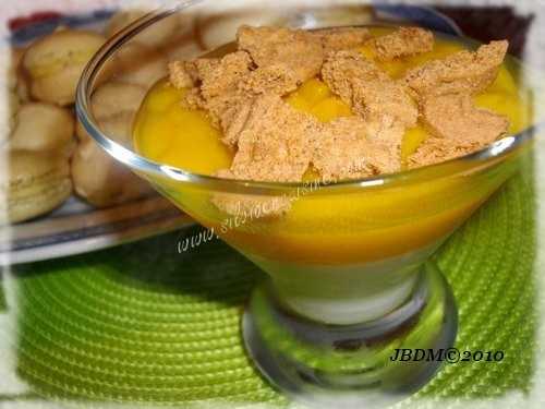 Panna Cotta à la Mangue & Speculoos