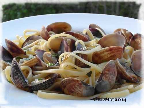 Pâtes Linguine alle Vongole (Italie)