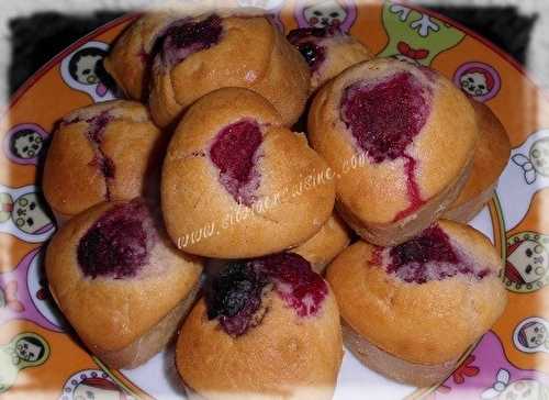 Petits Muffins au Chocolat Blanc & Framboises