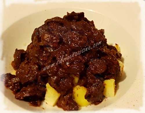 Poulpe Braisé au Beaujolais Nouveau