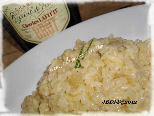 Risotto au Champagne