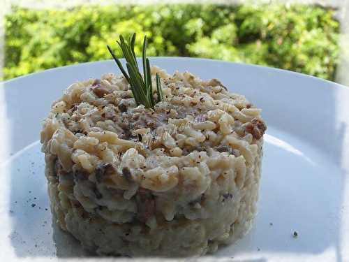 Risotto au Confit de Canard & Champignons