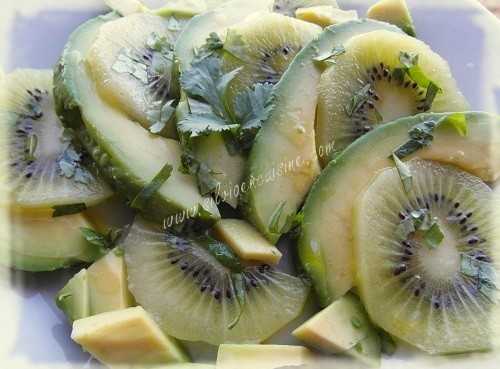 Salade d’Avocats & Kiwis au Miel