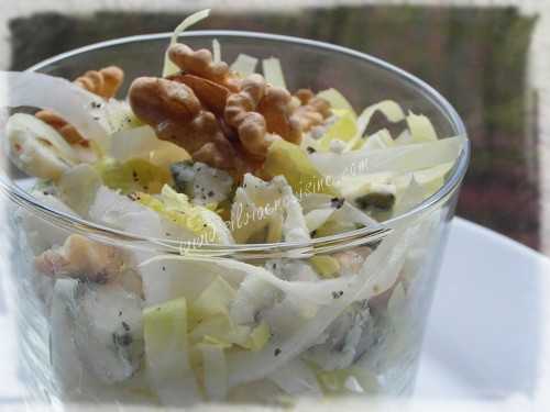 Salade d’Endives au Roquefort & Noix