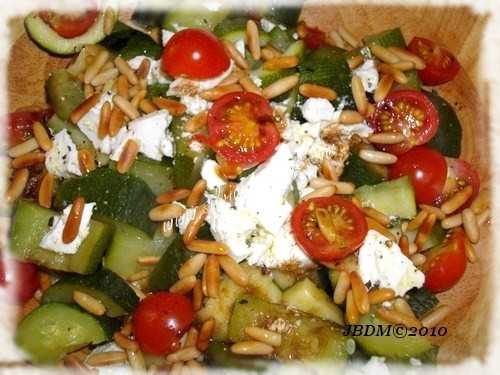 Salade de Courgettes à la Grecque