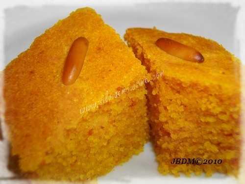 Sfouf ou Gâteau Libanais au Curcuma (Liban)