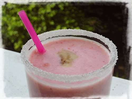 Smoothie Fraise-Banane au Lait d’Amande