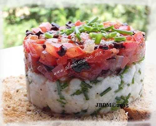 Tartare de Bar à la Kalamata