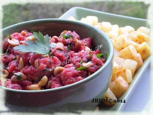 Tartare de Boeuf aux Arachides